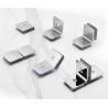 Buy cheap Bathroom Shower Screen Glass Clamps SUS304 Stainless Steel High Security from wholesalers