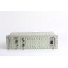 Buy cheap HiOSO White 3U Rack 16 Slots Media Converter Chassis Dual Power Supply Fiber Converter Rack from wholesalers