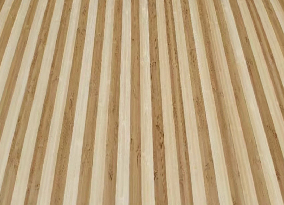 Zebra Patterned Bamboo Veneer Sheets With High Temperature Carbonization