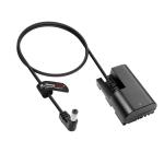 Alvin's Cables LP-E6NH Dummy Battery to DC Power Cable for Canon-R5C Camera, EOS