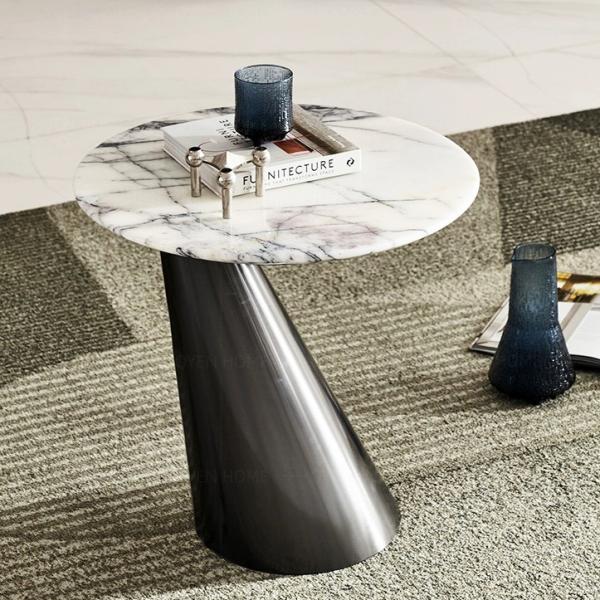 Buy cheap Stainless Steel Marble Top Sofa Side Table Telephone Table from wholesalers