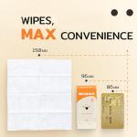 99% Water Biodegradable Wet Wipes Portable Mini Baby Wipes For Travel 60pcs 15