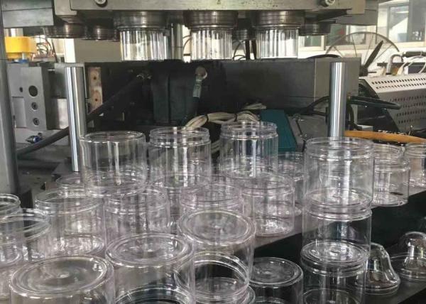 300ml Horizontal Rotary Blow Molding Machine PCTG Auto Deflashing Blow Moulding