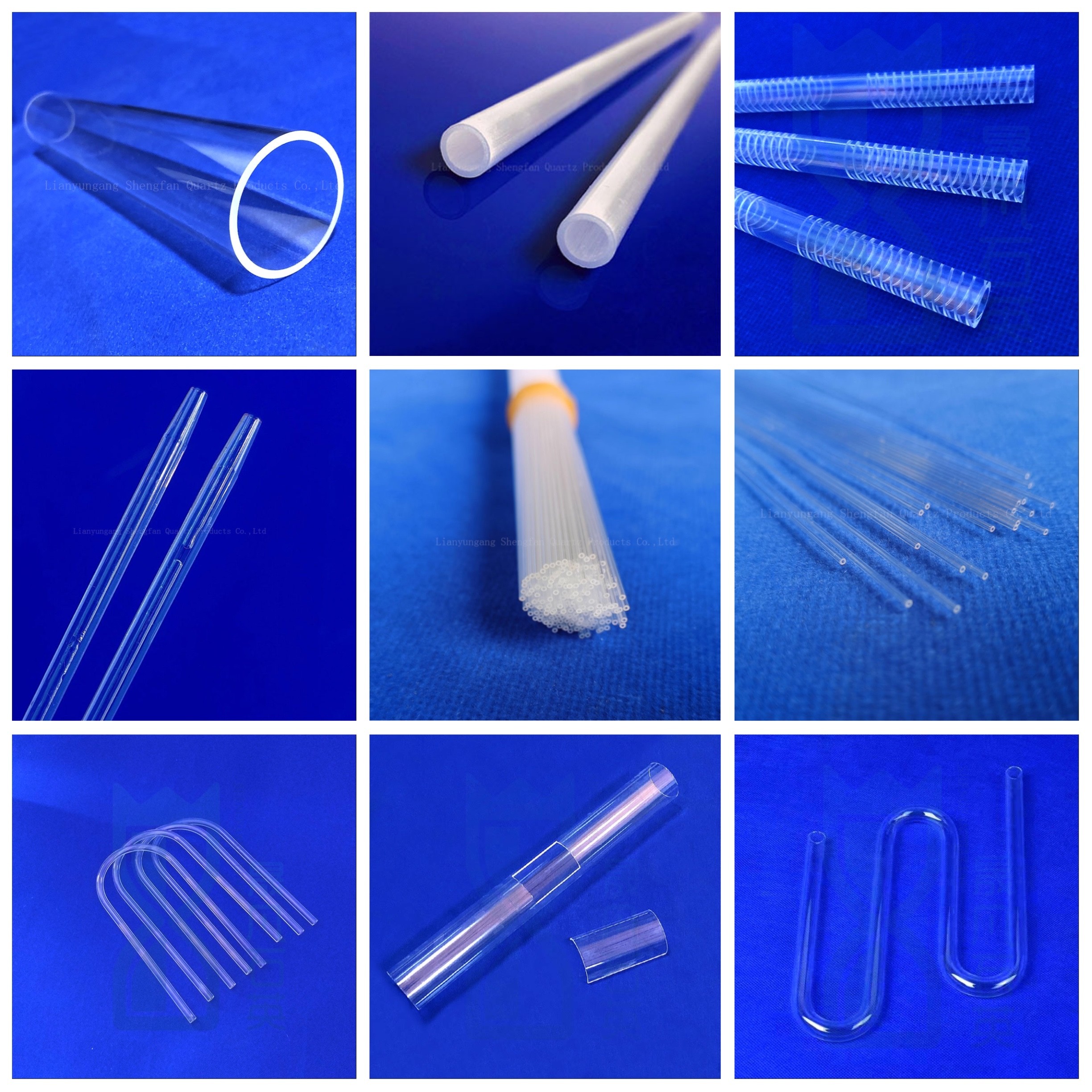 Customized High Quality Clear Quartz Glass Tube With Large Size Diameter Silica Glass