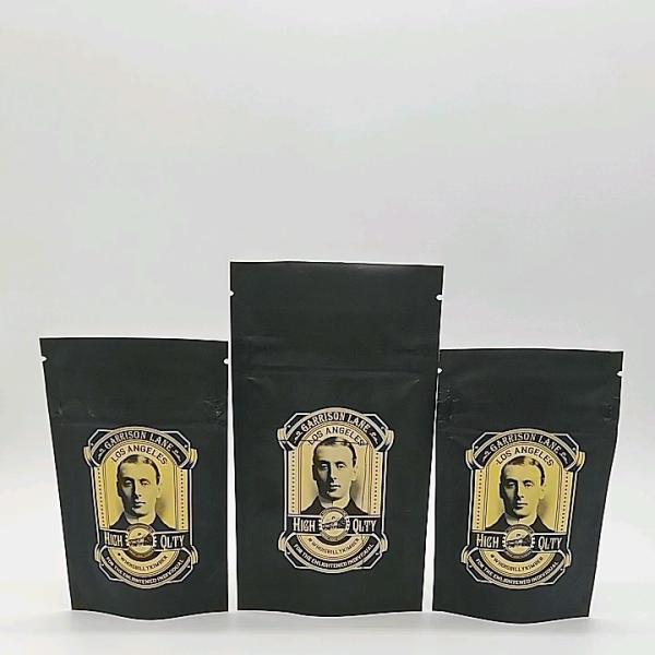 Buy cheap 1oz Soft Touch Mylar Bag MOPP 130mm Resealable Food Pouches Food Grade from wholesalers
