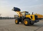 CE ISO Front Wheel Loader Machine Bucket Automatic Leveling Ability