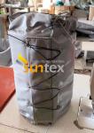 Silicone fiberglass fabric for thermal Insulated jackets thermal insulation