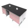 Buy cheap Island Chemistry Lab Tables Laboratory Furniture Science Benches With Sink from wholesalers