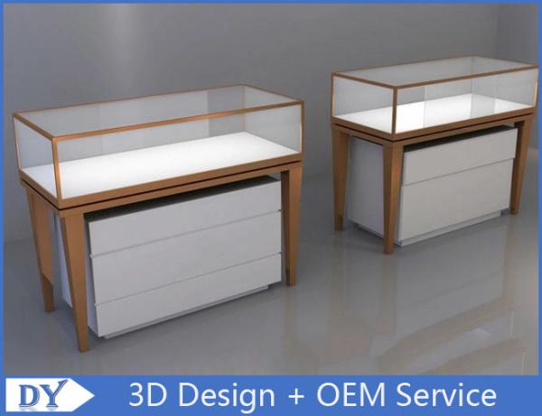 Buy cheap Modern Luxury MDF Stainless Steel Jewellery Counters For Shop from wholesalers