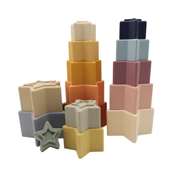 children toys silicone stacking cups