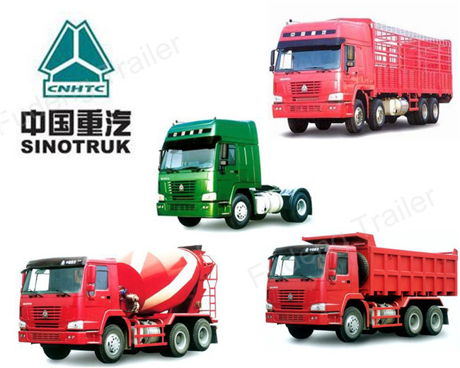 CNHTC HOWO Tractor Head Trucks 420 Horse Power HW1697 Single Reduction Axle