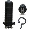 Buy cheap Black color Plastic Dome / Vertical Fiber Optic Splice Closure ( 12, 24, 36, 48, 96 Cores) from wholesalers