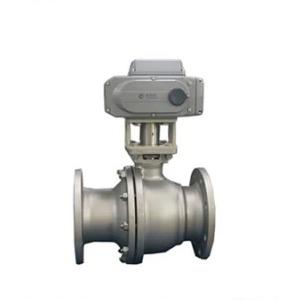 Buy cheap Exd II Bt4 AC220V DN20 Cast Steel Pn100 Flange Electric Ball Valve for 350 Degree Steam from wholesalers