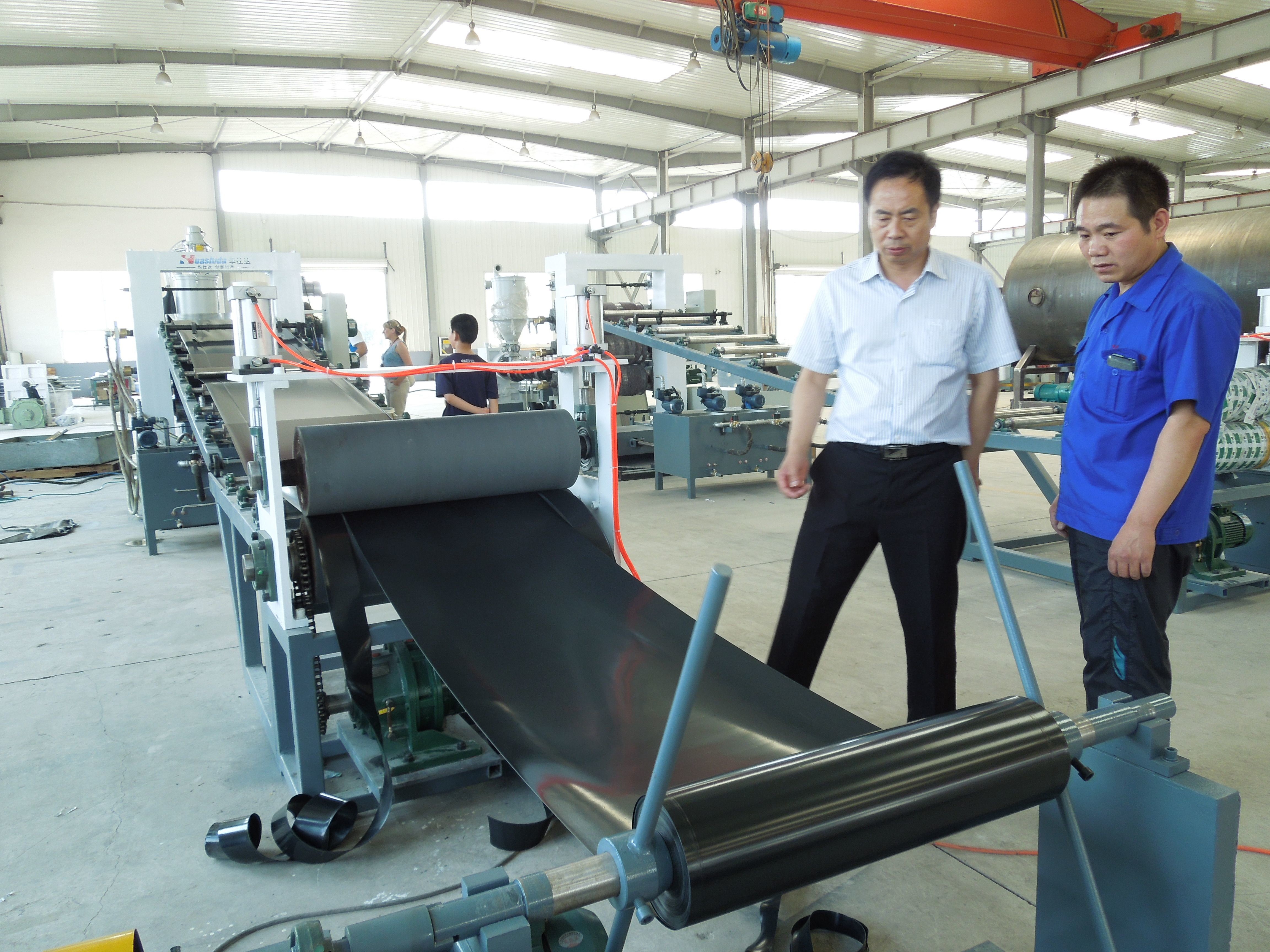Polyethylene Sheet Production Line PE Plastic Thin Sheet Extrusion Machinery
