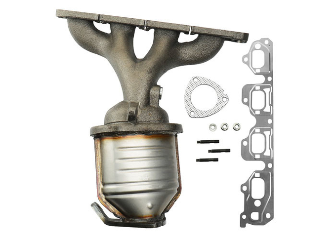 Nodular Cast Iron Catalytic Converter 2007 2008 Saturn Aura 2.4L