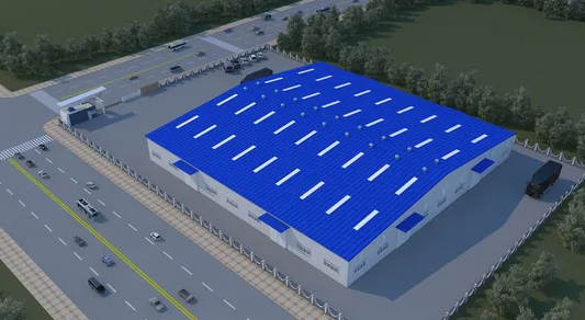 Pre Engineered ISO Certified Steel Structure Hangar For Commercial Aviation