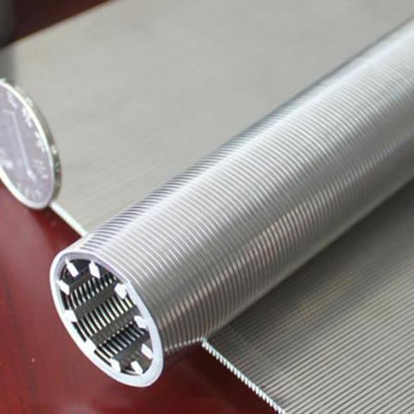 Dust Water Treatment 304 316 316L Stainless Steel Johnson Wedge Wire Screen/