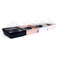 Buy cheap Gift Flower Paper Box Custom PET Plastic Cover Panoramic Transparent Sunroof product