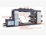 High-Speed 4-Color Flexo Printing Machine for Paper Bags#Roll To Roll Paper Flexo Printing Machine 60m/Min 4 Colors