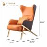 Buy cheap ODM Stain Resistant Modern Leisure Chair PU Leather for Living Room from wholesalers