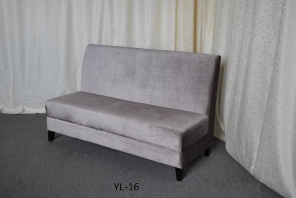 Quality Commercial use single side restaurant booth seating fast foodsofa (YL-16) for sale