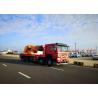 Buy cheap Heavy Duty Truck Mounted Telescopic Crane , Truck Bed Mounted Crane Folded Boom Type 10 X 4 100 Tons from wholesalers
