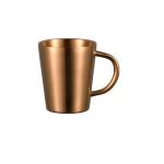 12 Oz Insulated Metal Stainless Steel Tea Cup Double Wall Travel Mug With Handle
