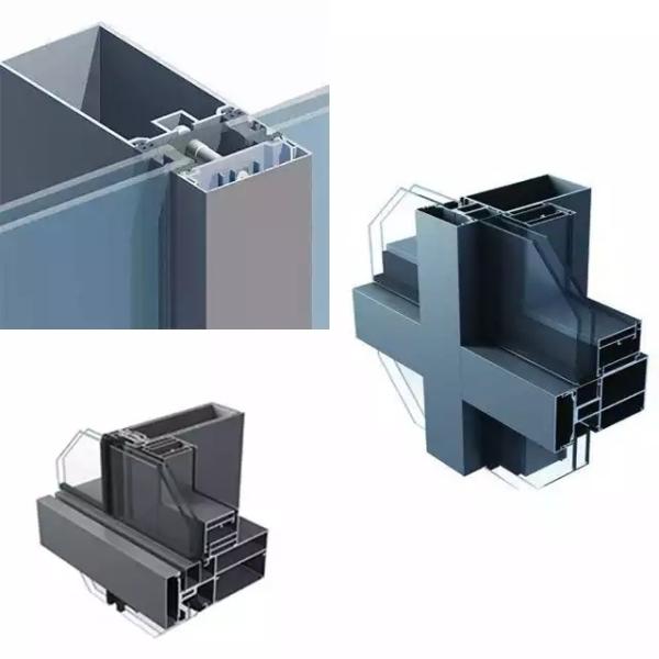 Buy cheap 6061 6063 6082 Large Square Curtain Wall Aluminum Frame from wholesalers