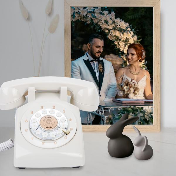 Buy cheap Special Moments USB Telephone Guest Book For Wedding Audio Phone Guest Book Rental White from wholesalers