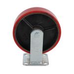 100mm/150mm/200mm Swivel Brake PU Wheels Caster for Heavy Duty Cableway Trolley
