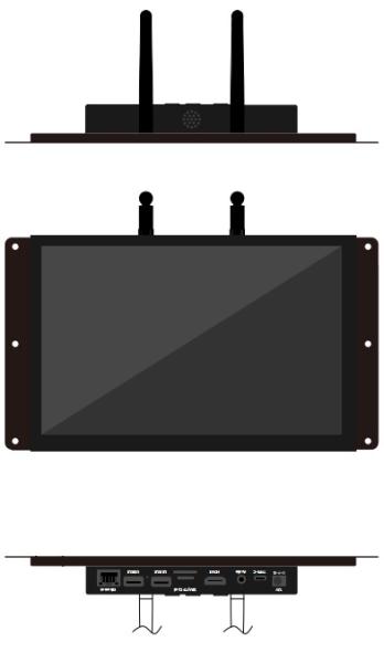Buy cheap Bluetooth 4.0 Android Advertising Player , Wall Mounted Digital Signage 10.1 Inch from wholesalers