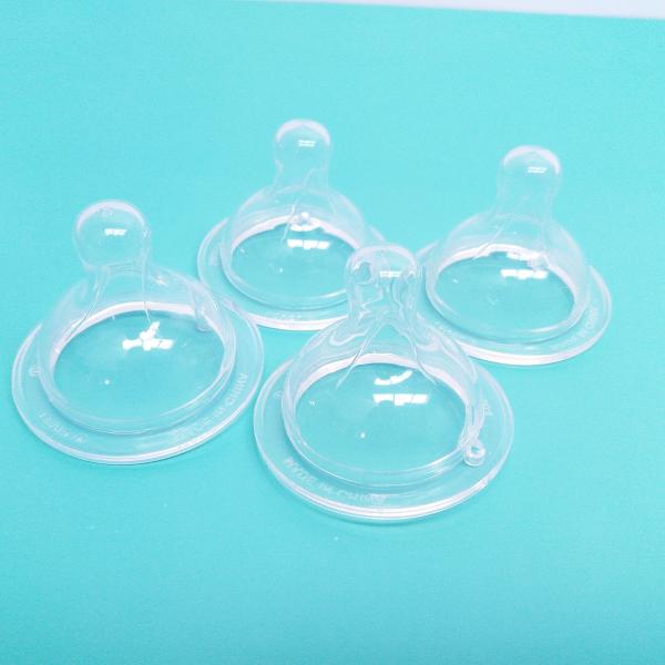 Buy cheap BSCI Baby Silicone Nipple Washable Clear Wide Neck Silicone Anti Colic Teat from wholesalers