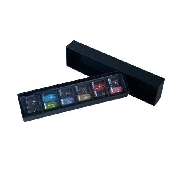 Buy cheap Luxury Kraft Recyclable 12pcs Macaron Gift Box Packaging Black from wholesalers