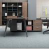 Buy cheap Home Office Painting Manager Desk For Boss Modern Wooden Curved Office Table from wholesalers