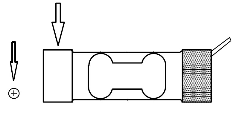 High Capacity Transducer Scale Load Cell Single Point Customized