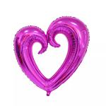 18 Inch Heart Shaped Aluminium Foil Helium Balloons for Birthday Wedding Party