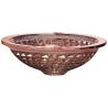 Buy cheap Funnel Shaped Rose Gold Bathroom Sink Crystal Chromed 450mm Length from wholesalers