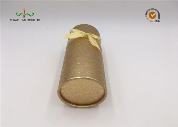 Buy cheap Recycled Cylindrical Cardboard Tubes / Brown Kraft Paper Tube Packaging from wholesalers