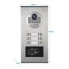 Buy cheap 2 Wire Apartment Video Doorbell Intercom 800x480 Door Phone System from wholesalers