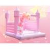 Buy cheap Customized Inflatable Pink Bounce House Castle With Slide For Kid from wholesalers
