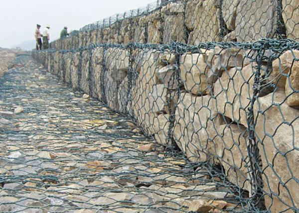 Quality 3×3×6ft 2 Twisted Steel Gabion Mesh Basket Slope Bank Protective for sale