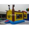 Buy cheap Yellow Outdoor Kids Amusement Park , Inflatable Jumping Castle 5 x 4 m OEM from wholesalers