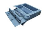 48 Port Fiber Optic Patch Panel 2U 19 Inch With Transparent Cover Front Door