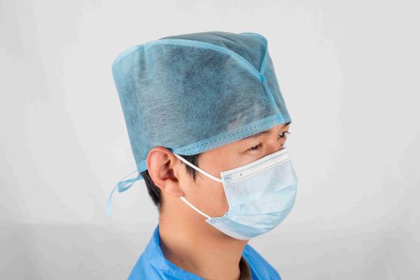 Buy cheap Doctor And Nurse Medical Doctor Cap With Machine Made Ties At Back from wholesalers