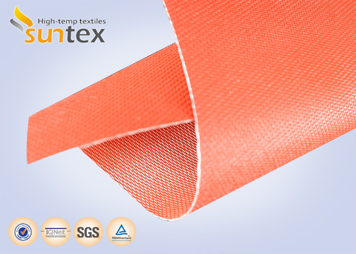 Anti-environment And Flame Resistant Silicone Coated Fiberglass Cloth For Fire Curtains And Welding Blankets