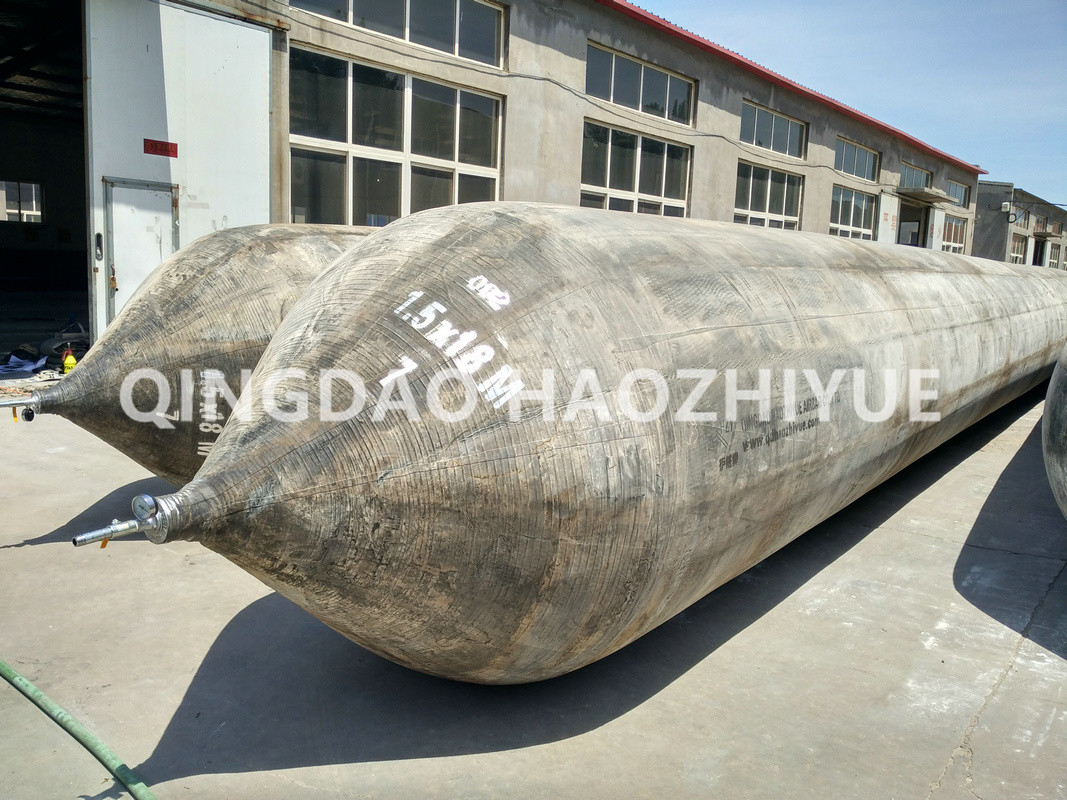 Rubber Boat Lifting Airbags Cord Fabric 0.05Mpa Marine Salvage Air Lift Bags