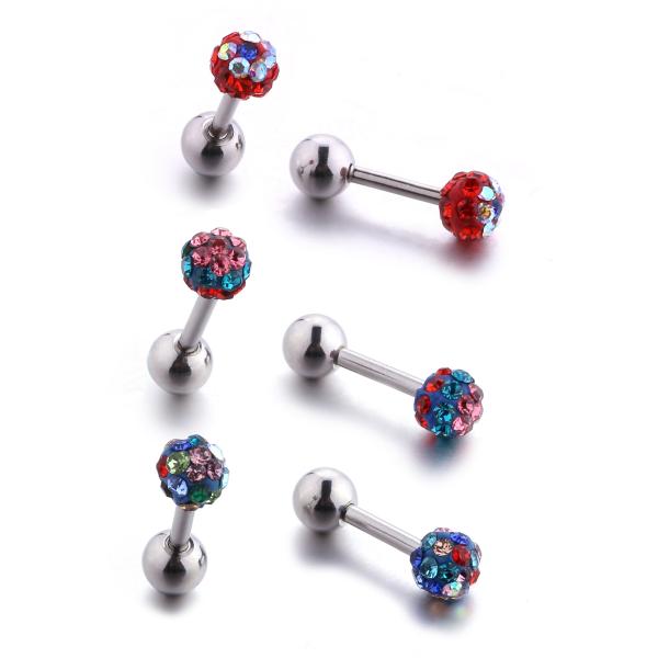 Buy cheap High quality shiny earrings fashion piercing jewelry polymer clay earrings from wholesalers