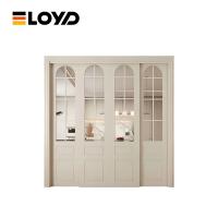 Buy cheap Interior Casement Swing Clear Glass French Doors Double Panels 6ft 9ft product