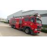 Buy cheap SINOTRUK 440hp Water Tower Fire Truck With 3 Axles 32M Telescopic Boom from wholesalers