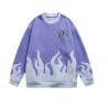 Buy cheap Small Quantity Clothing Factory Lamb Wool Print Flame Round Neck Pullover Sweater For Men from wholesalers